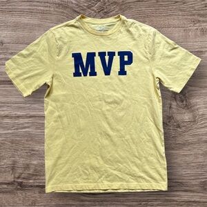 Vineyard Vines Yellow MVP Graphic Tee Large